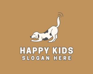 Happy Dog Tail logo design