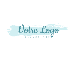 Watercolor - Watercolor Calligraphy Script logo design