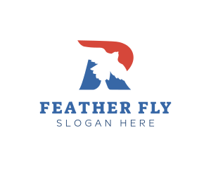 America Flying Eagle  logo design