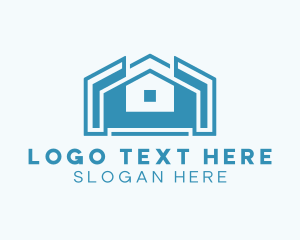 Apartment - House Property Roof logo design
