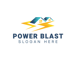 Residential Power Electricity logo design