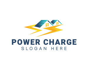 Residential Power Electricity logo design