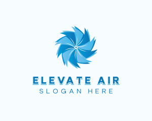 Air Conditioning Ventilation Fan logo design