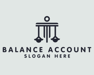 Account - Law Office Scale logo design