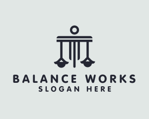 Account - Law Office Scale logo design