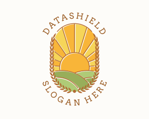 Farming Field Land Logo