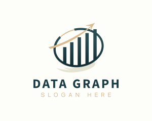 Statistics Finance Graph logo design