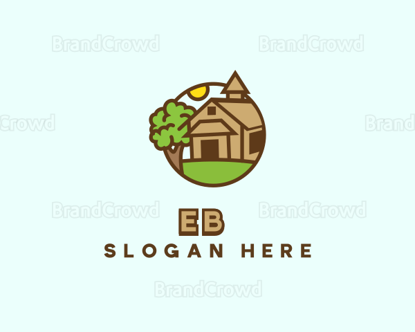 Tree Countryside House Logo