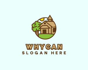 Tree Countryside House logo design