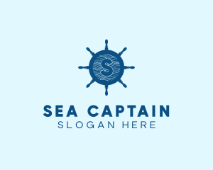 Sailor - Sailor Wheel Wave logo design