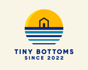 Beach Tiny House logo design