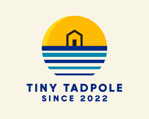 Beach Tiny House logo design