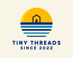 Beach Tiny House logo design