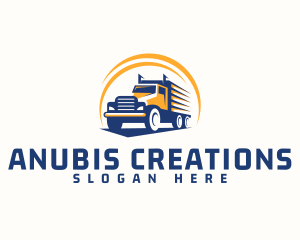 Truck Cargo Logistics logo design