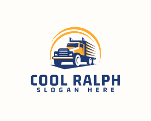 Truck Cargo Logistics logo design