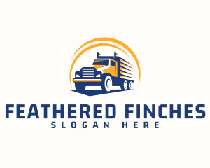 Truck Cargo Logistics logo design