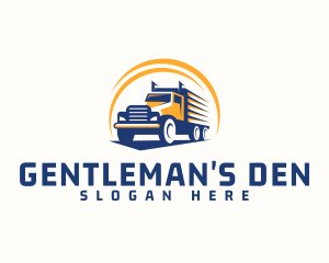 Truck Cargo Logistics logo design