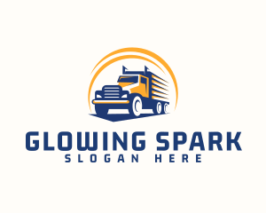 Truck Cargo Logistics logo design