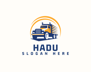 Truck Cargo Logistics logo design