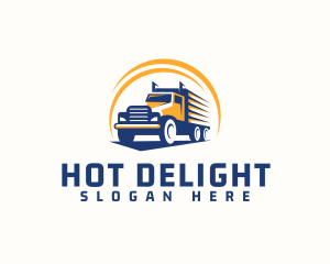 Truck Cargo Logistics logo design