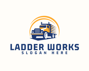 Truck Cargo Logistics logo design