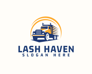 Truck Cargo Logistics logo design