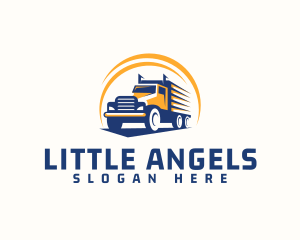 Truck Cargo Logistics logo design