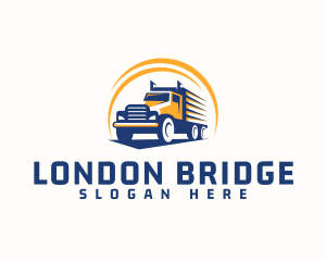 Truck Cargo Logistics logo design