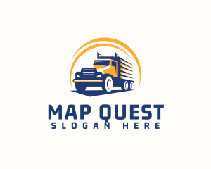 Truck Cargo Logistics logo design