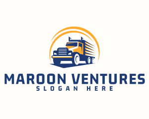 Truck Cargo Logistics logo design