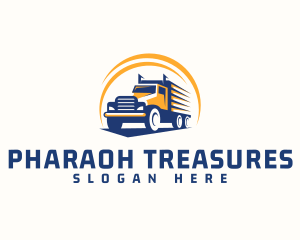 Truck Cargo Logistics logo design