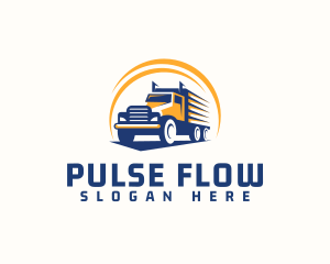 Truck Cargo Logistics logo design