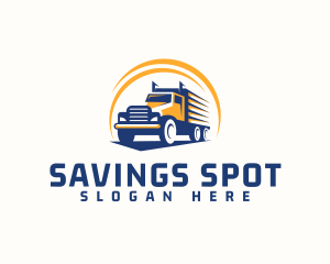 Truck Cargo Logistics logo design