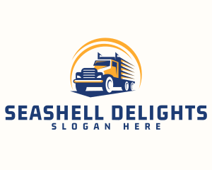 Truck Cargo Logistics logo design