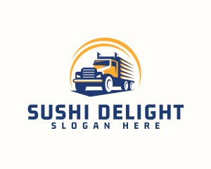 Truck Cargo Logistics logo design