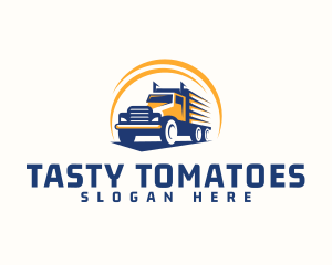 Truck Cargo Logistics logo design