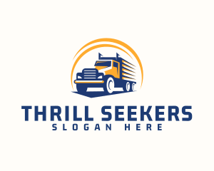 Truck Cargo Logistics logo design