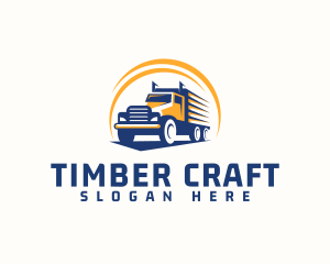 Truck Cargo Logistics logo design