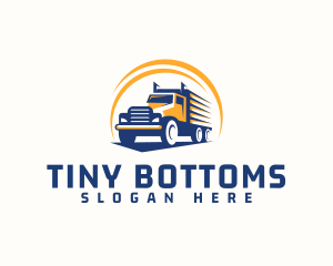 Truck Cargo Logistics logo design