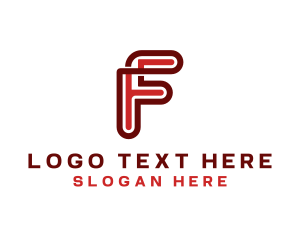 Company - Logistics Freight Courier Letter F logo design
