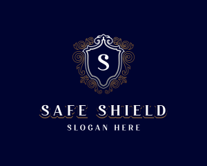 Royal Decorative Shield logo design