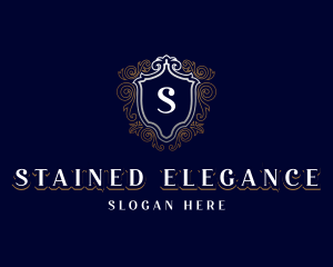 Royal Decorative Shield logo design