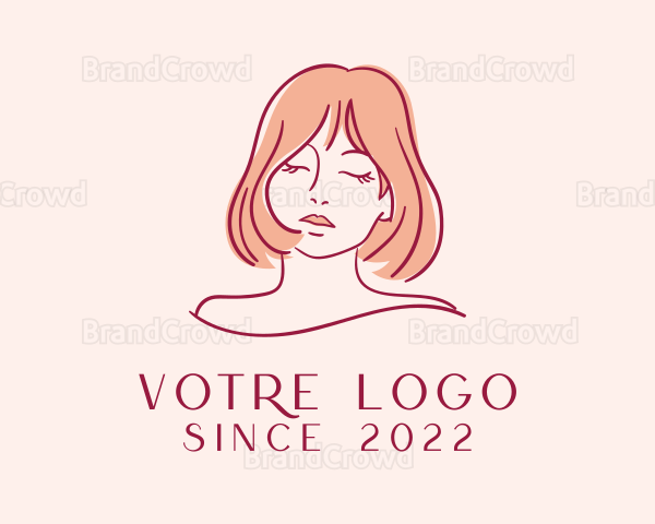 Beauty Woman Hairdresser Logo