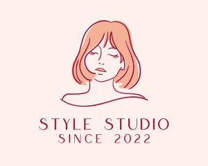 Beauty Woman Hairdresser logo design