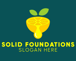 Liquid - Citrus Oil Drop logo design