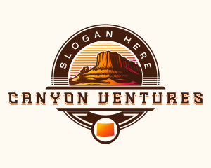 Canyon - Colorado Canyon Scenery logo design