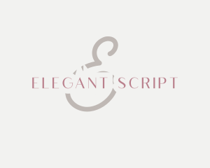 Feminine Script Fashion Boutique logo design