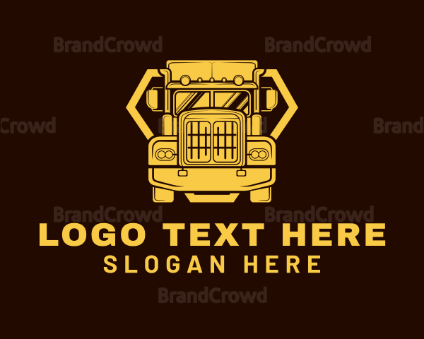 Yellow Logistics Cargo Logo