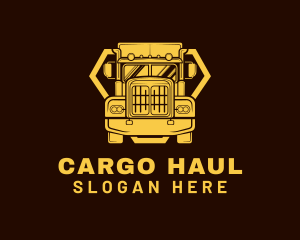 Yellow Logistics Cargo logo design