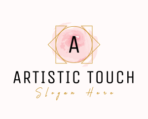 Feminine Salon Watercolor logo design